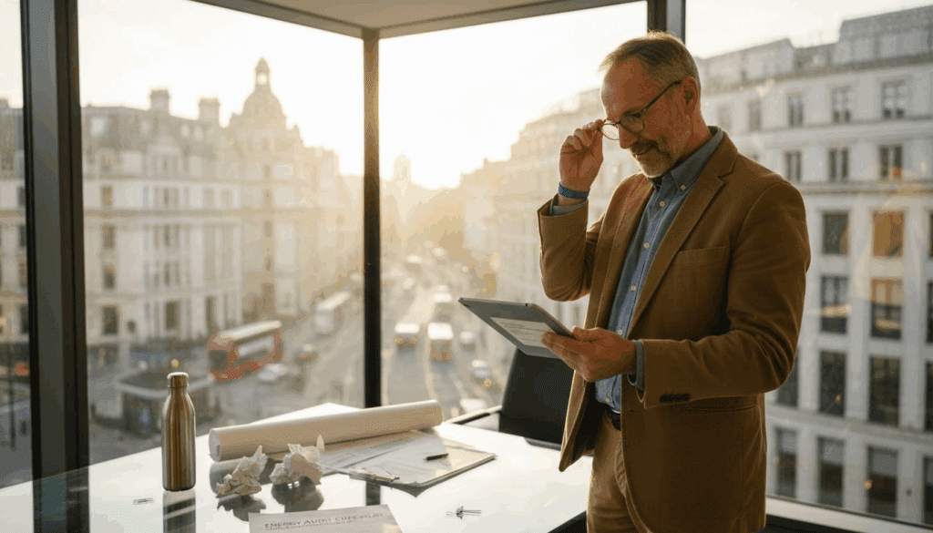 customer viewing epc certificate on laptop